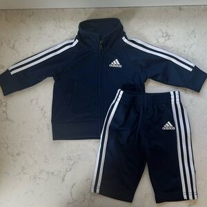 Excellent Used Condition: Adidas Baby Boys 2-pc. Track Suit (navy)